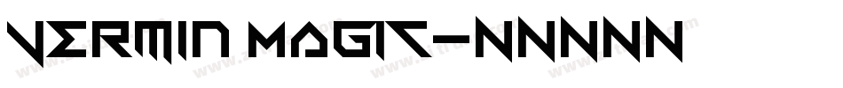 Vermin Magic字体转换